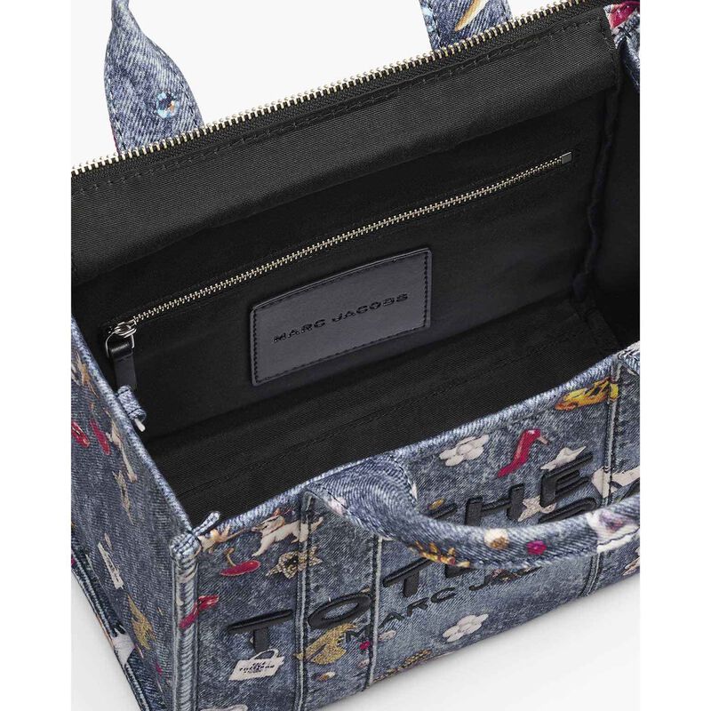 MARC JACOBS The Trompe Loeil Trinket Canvas Small Tote image number 2